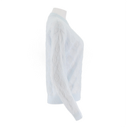 Round-Neck Cut-Out  Pullover