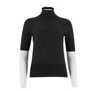Half High Neck Slim Fit Pullover Sweater
