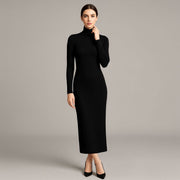 High Neck Mid Length Jumpsuit