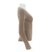 Small V-Neck Knitted Pullover Sweater