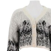 Womens Alpaca-Blend V-Neck Cardigan