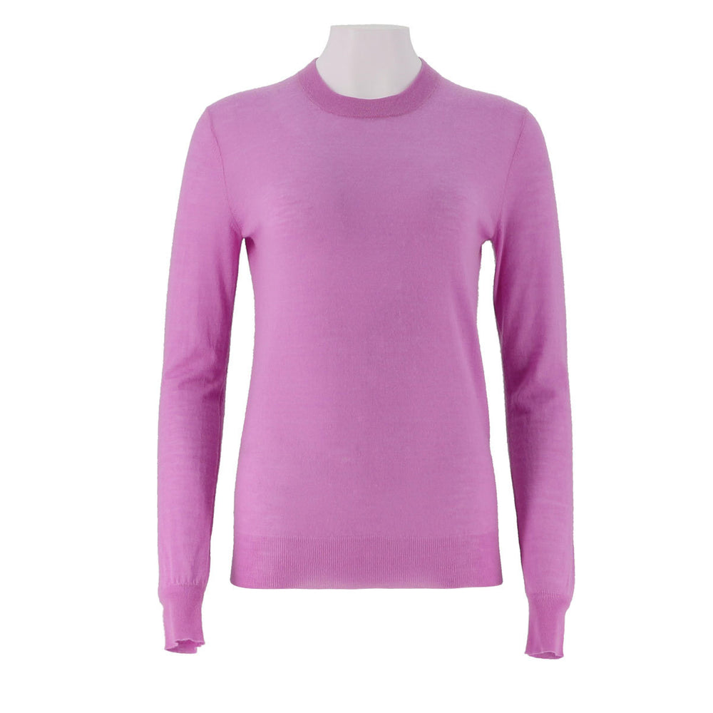 Round Neck Knitted Pullover Sweater
