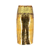 Sparkling irregular skirt