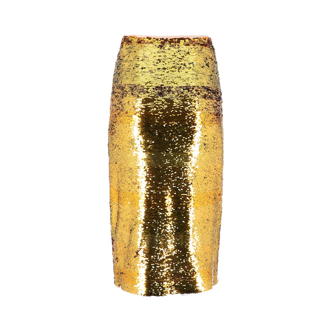 Sparkling irregular skirt