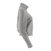 Long Sleeved Slim Fit Open Chest Sweatshirt