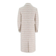 Womens Merino Wool-Blend Long Jacket