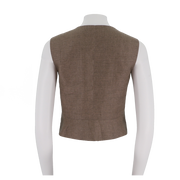 Fitted Linen Vest