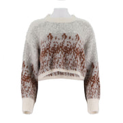 Round Neck Long Sleeved Pullover