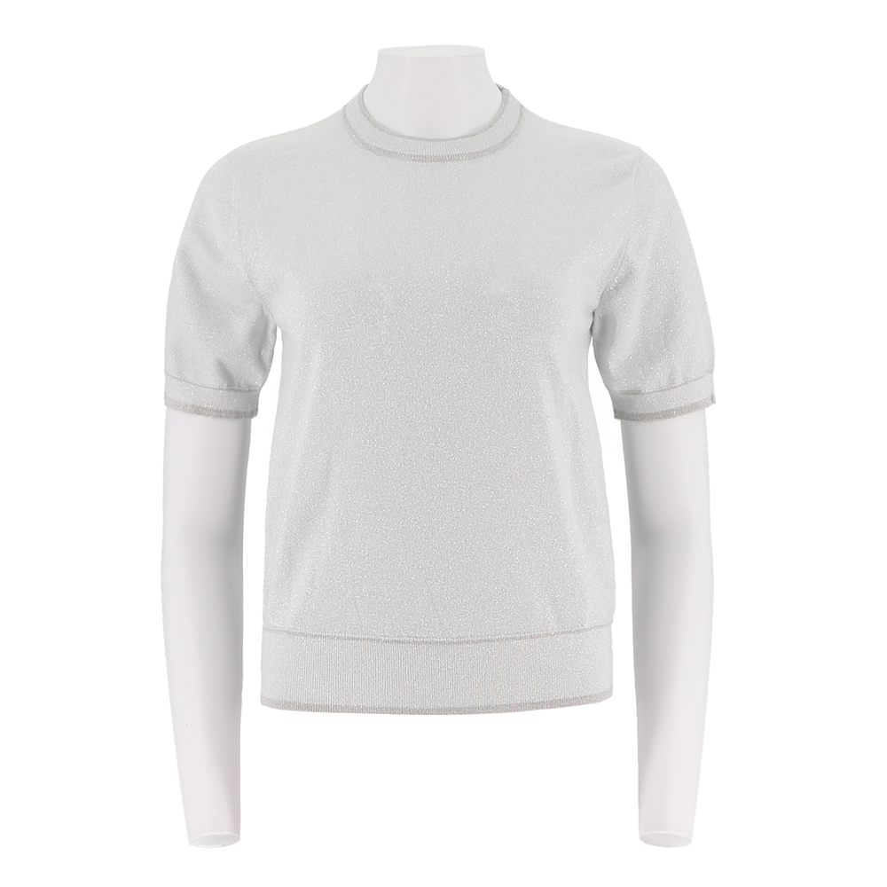 Women'S Curved Clip Short Sleeved Pullover