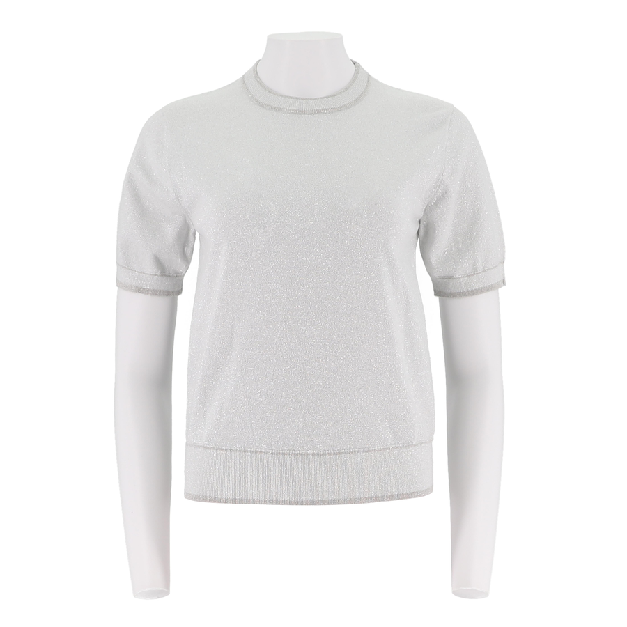 Women'S Curved Clip Short Sleeved Pullover