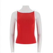 Sleeveless Fitted Cropped Tank Top