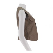 Fitted Linen Vest