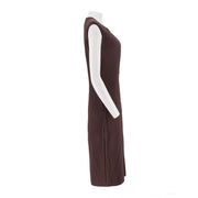 Pleated Sleeveless Dress