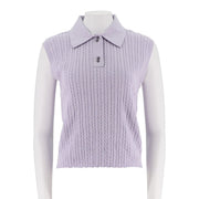 Collared Cable Knit Vest