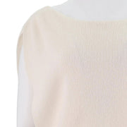 One Collar Cashmere Vest Pullover
