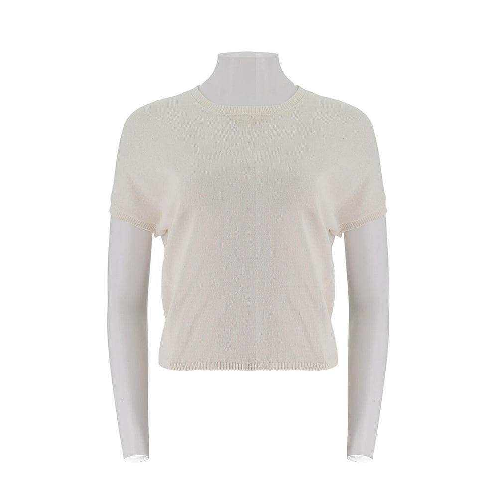 Round Neck Loose Fit Knitted Pullover