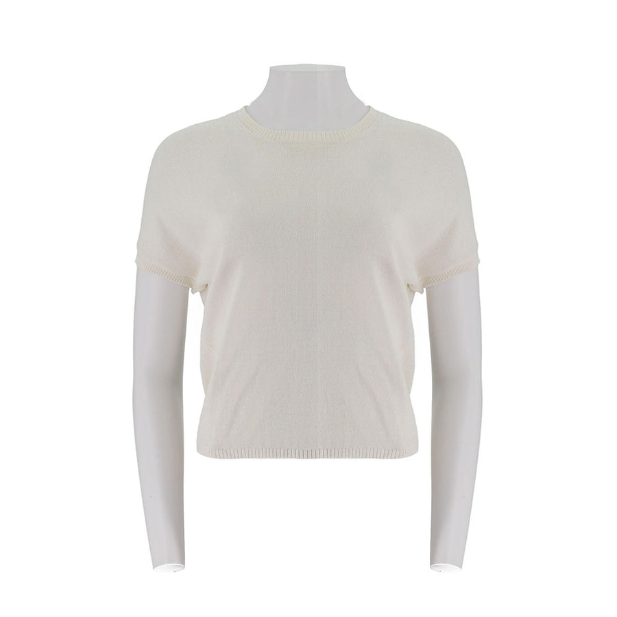 Round Neck Loose Fit Knitted Pullover