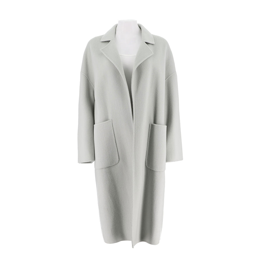 Collar Long Wool Jacket