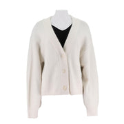 Single Breasted V-Neck Cardigan Sweater