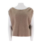One Collar Cashmere Vest Pullover