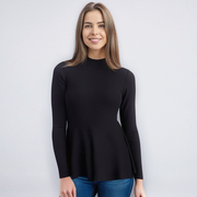 Women'S High Neck Pullover