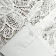 Lace Crochet Long Sleeved Shirt