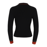 Women'S Polo Collar Open Chest Shirt