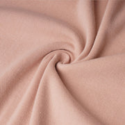Oversized V-Neck Combed Cotton Pullover