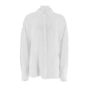 Embroidered Button Up Woven Shirt