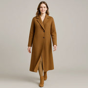 Long Lapel Slim Fit Woolen Jacket