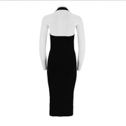 Fitted Knit Tank Long Dress