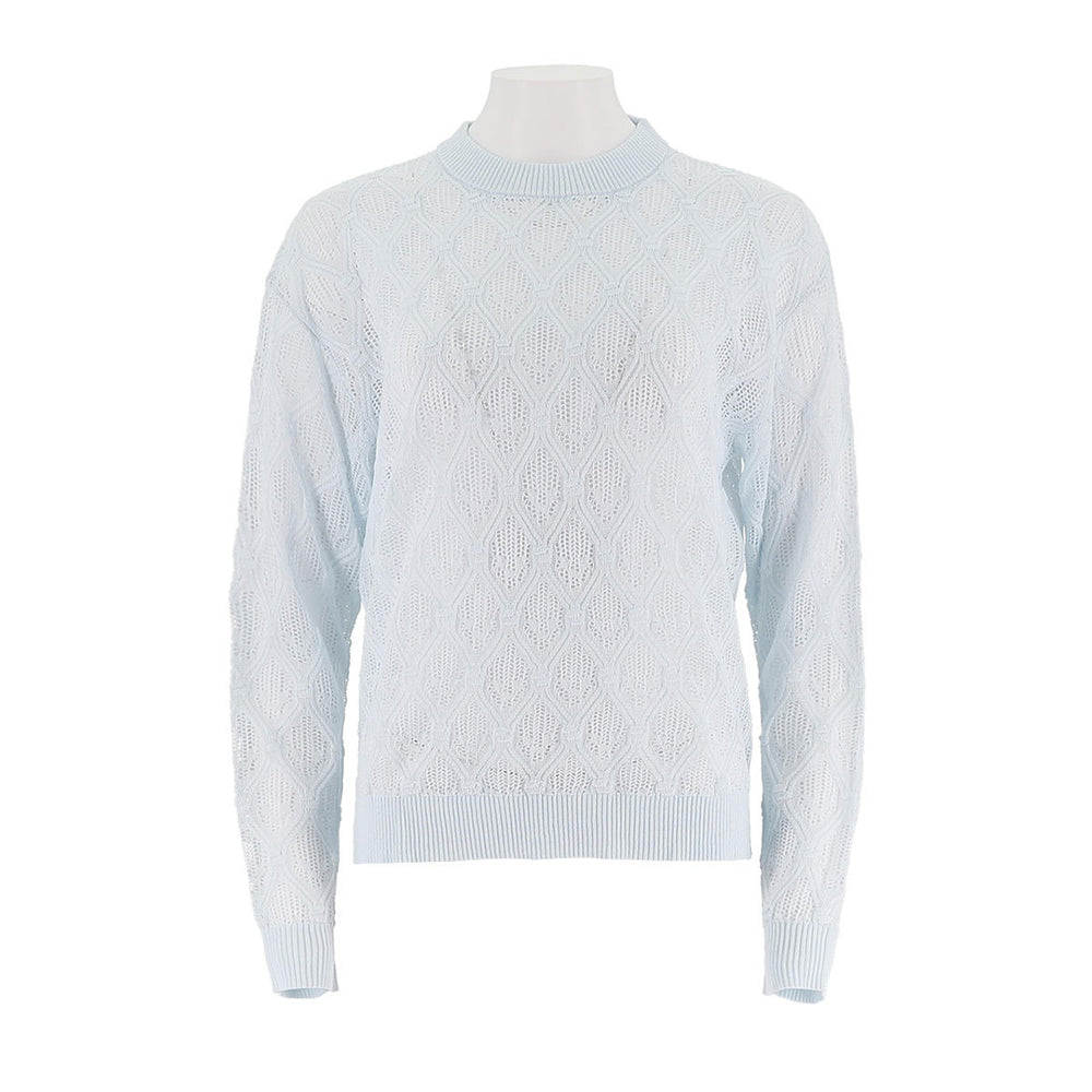 Round-Neck Cut-Out  Pullover