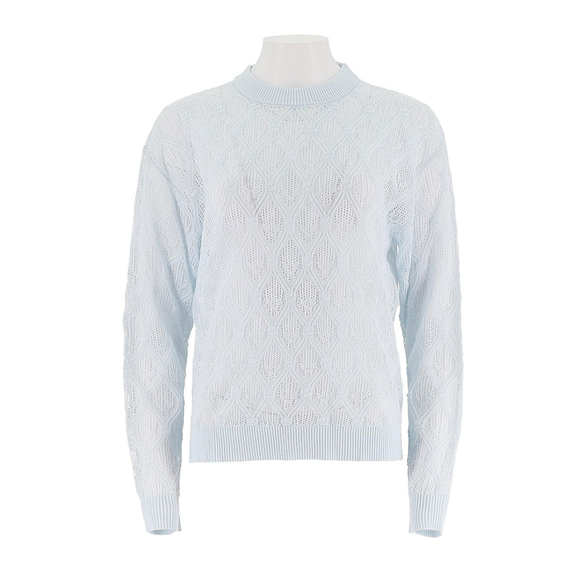Round-Neck Cut-Out  Pullover