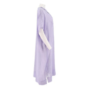 Half Placket Boxy Woven Dress