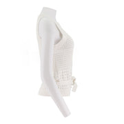 Pointelle Sleeveless Knit Top