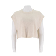 Round Neck Loose Fitting Short Pullover Sweater