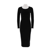 Womens Brushed Fitted Maxi Dress