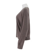 V-Neck Drop Shoulder Knit Pullover