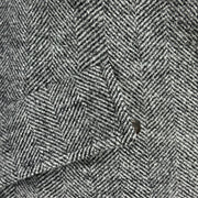 Short Woolen Herringbone Jacket