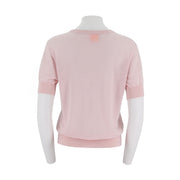 Round Neck Short Sleeve Cashair Sweater