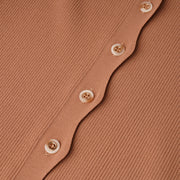 Long Ribbed Cardigan Dress