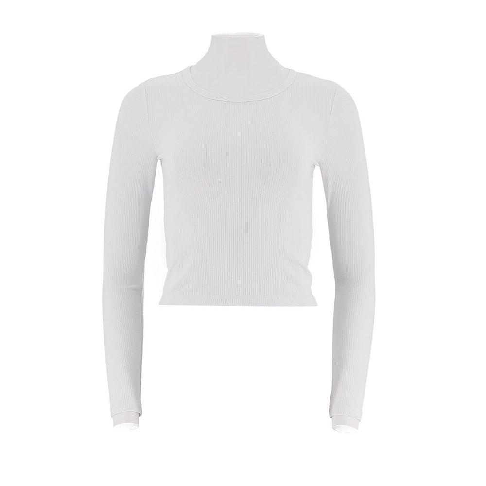 Fitted Crew Neck Sweater