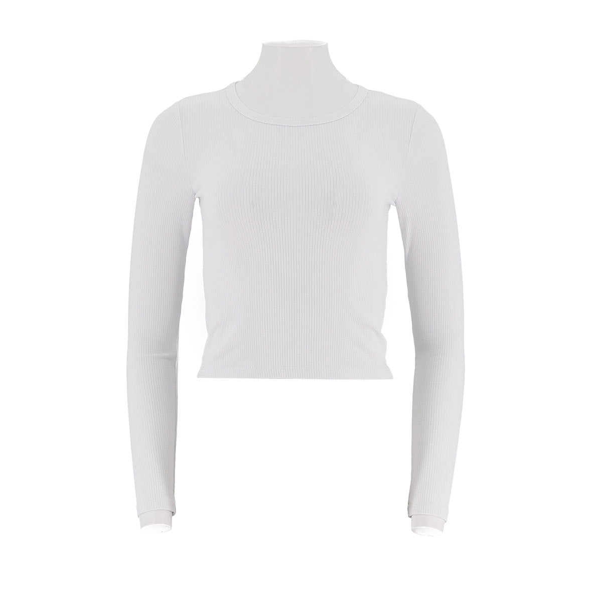 Fitted Crew Neck Sweater