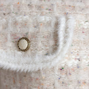 Womens Merino Wool-Blend Short Jacket