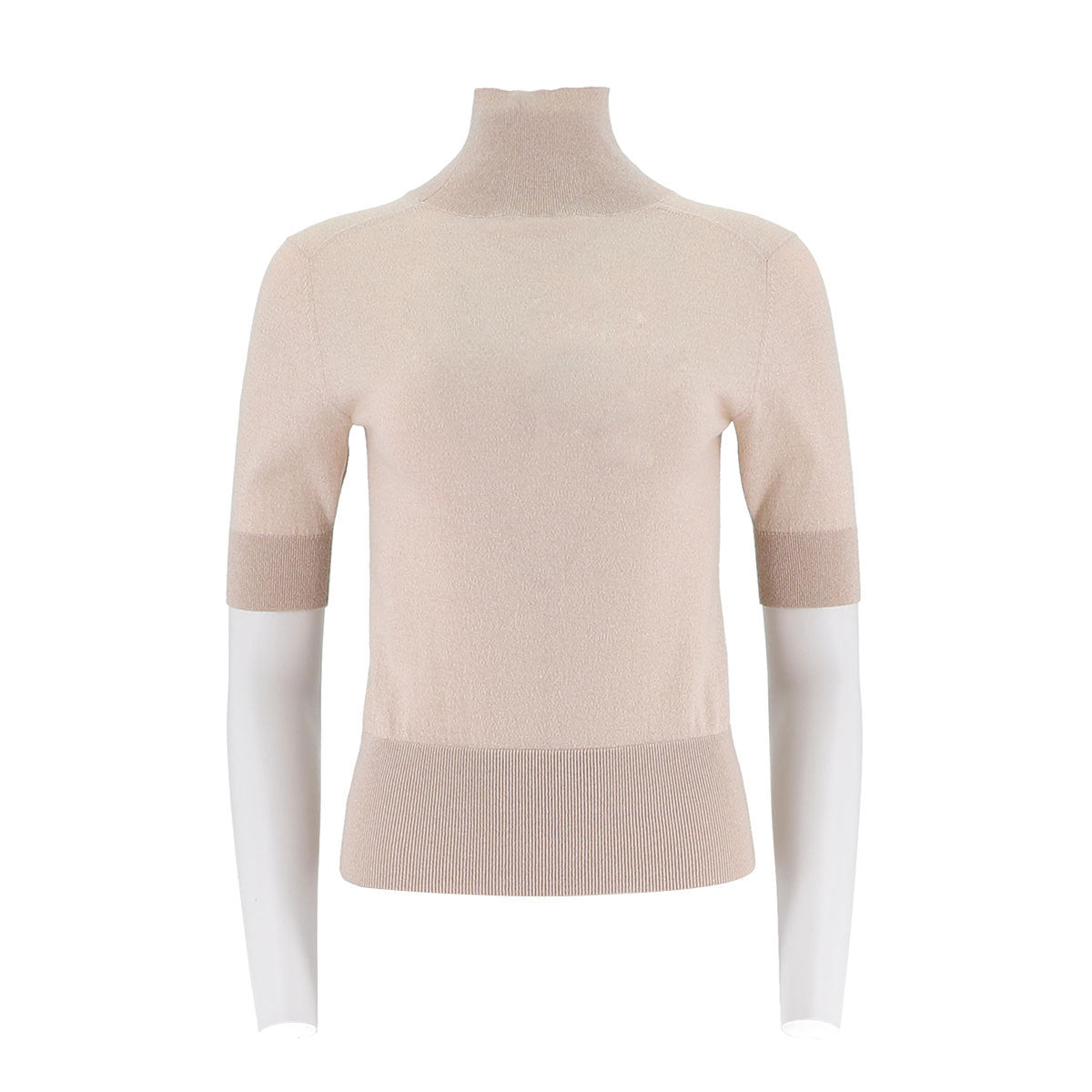 Half High Neck Slim Fit Pullover Sweater