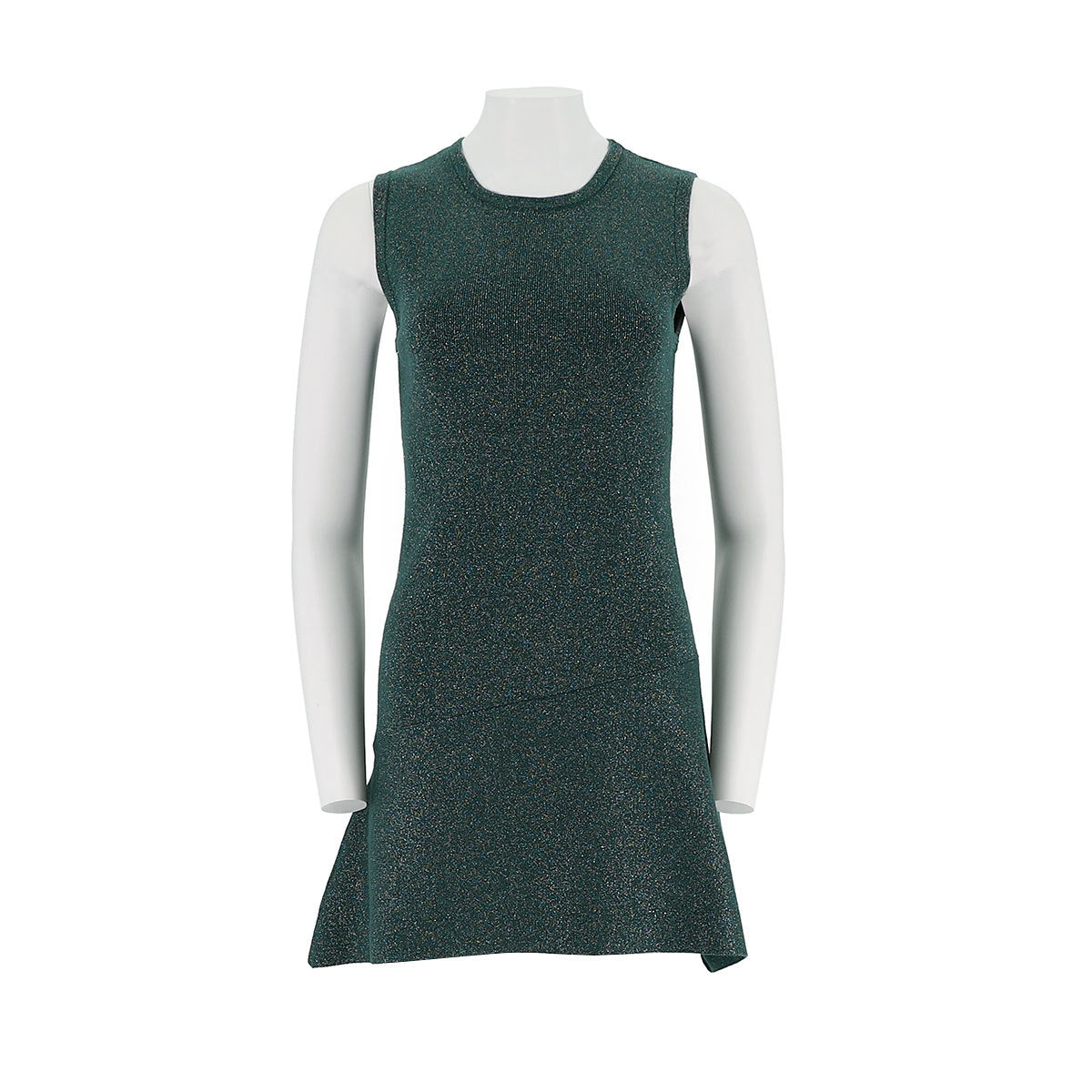 Round Neck Cut Sleeve Slim Fit Dress