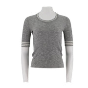 Round Neck Lightweight Knitted Pullover Sweater