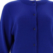 Round neck single breasted lightweight cardigan