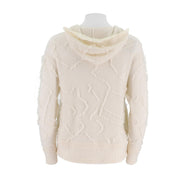 Hooded Design Knitted Woolen Jacket