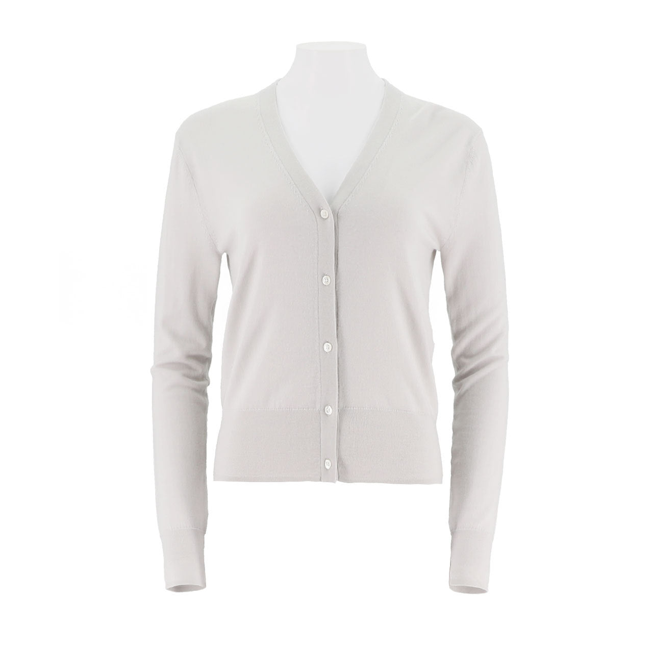 V-Neck Buttoned Knit Cardigan